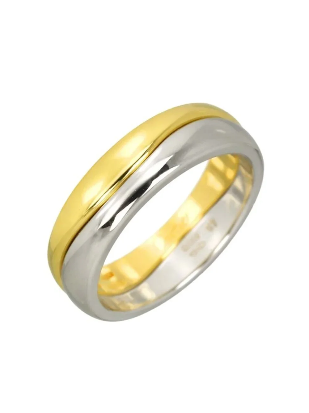 Cartier Love Me 49 Ring 18k Yellow Gold WG White